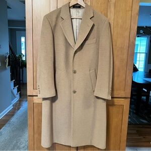 Men's Camel Overcoat
